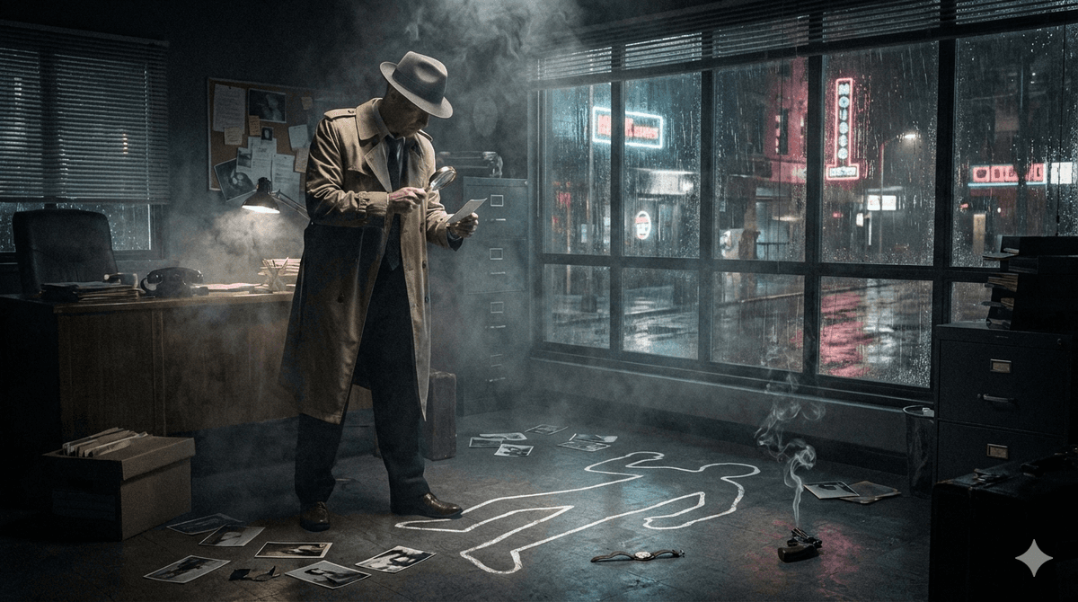 Mystery & Detective AI stories on LoreWeaver AI