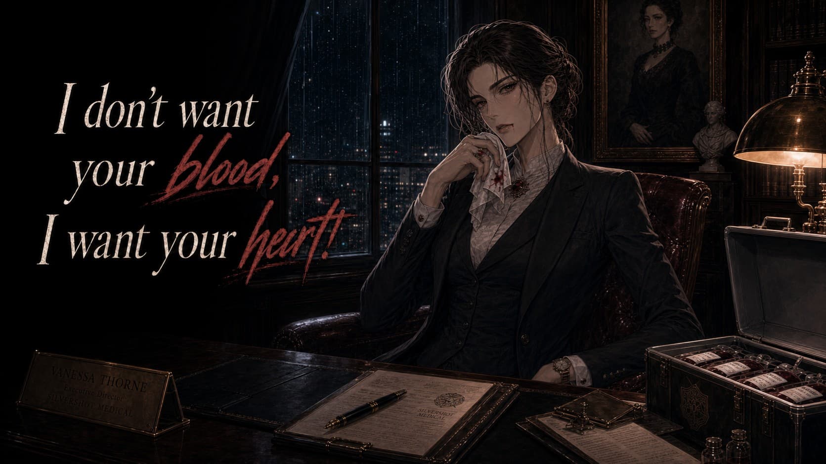 "I don't want your blood, I want your heart!" - Female Version