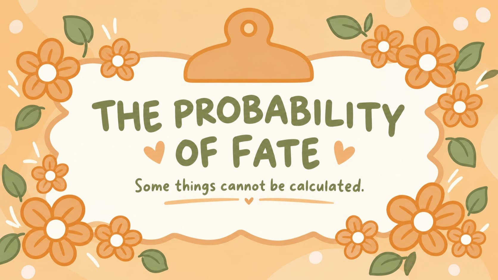 The Probabilty of Fate